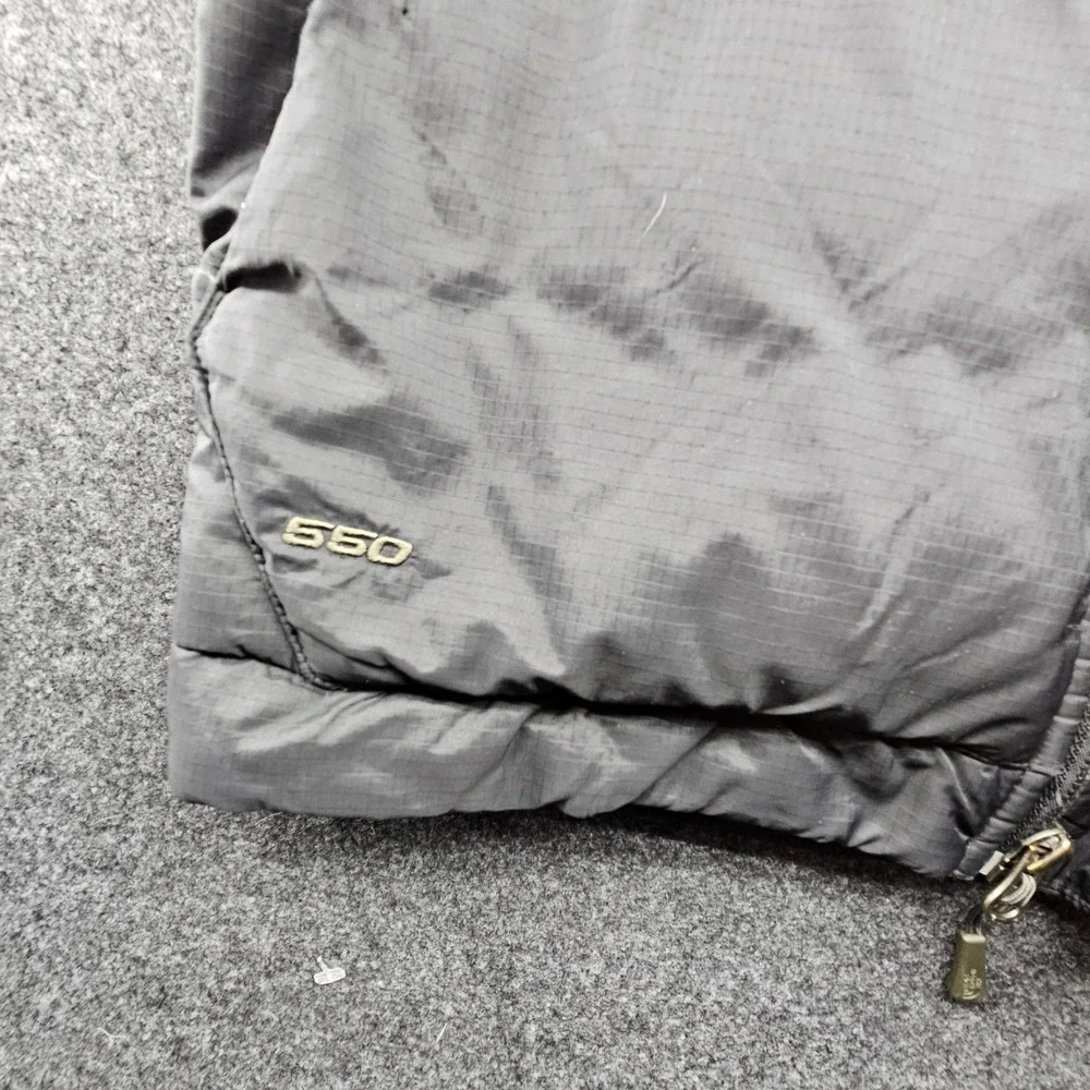 North Face Nupste‎ 550 Goose Down Puffer Vest Men Medium Black Full Zip Gorpcore